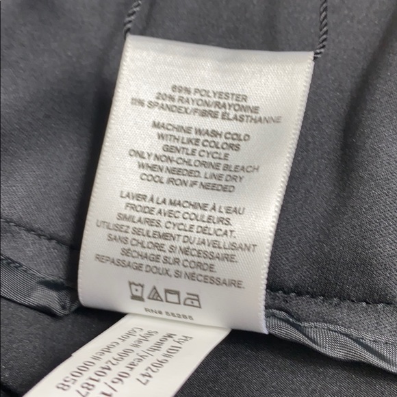 Express Super High Rise Wide Leg Crop Pant - Picture 4 of 7